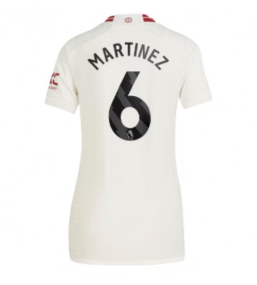 Manchester United Lisandro Martinez #6 Tercera Equipación Mujer 2023-24 Manga Corta